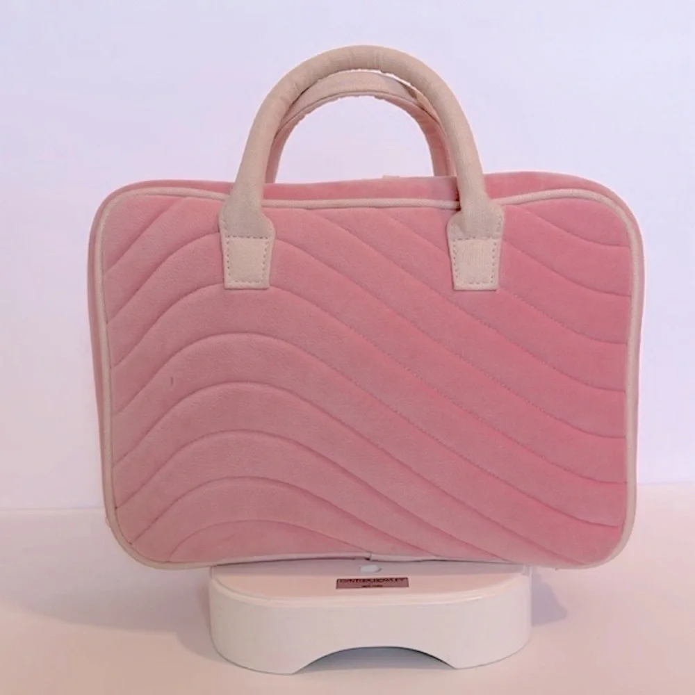 Benefit cosmetics travel bag with handles PINK NWOT